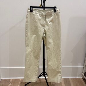 Lands' End Women's light yellow Straight-Leg Pants